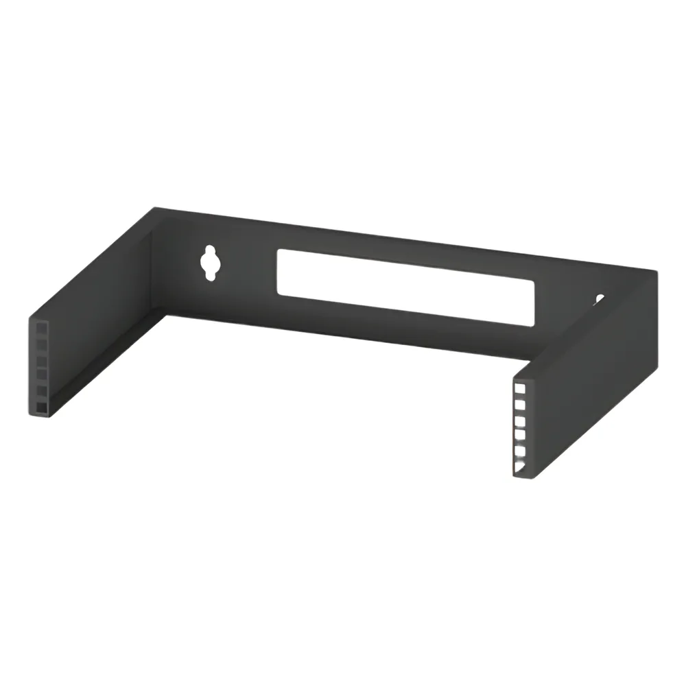 Rack Abierto de montaje en Pared, de 19in, Espacio para 2 Unidades de rack, Se envía el Gabinete Armado.