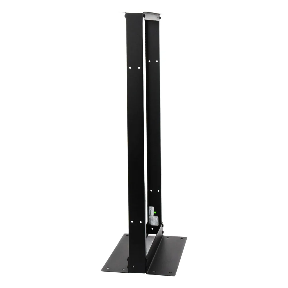 Rack de 2 Postes, Estándar 19", 24 Unidades, Fabricado en Acero, Base "L" para Anclar a Piso. – vista 5