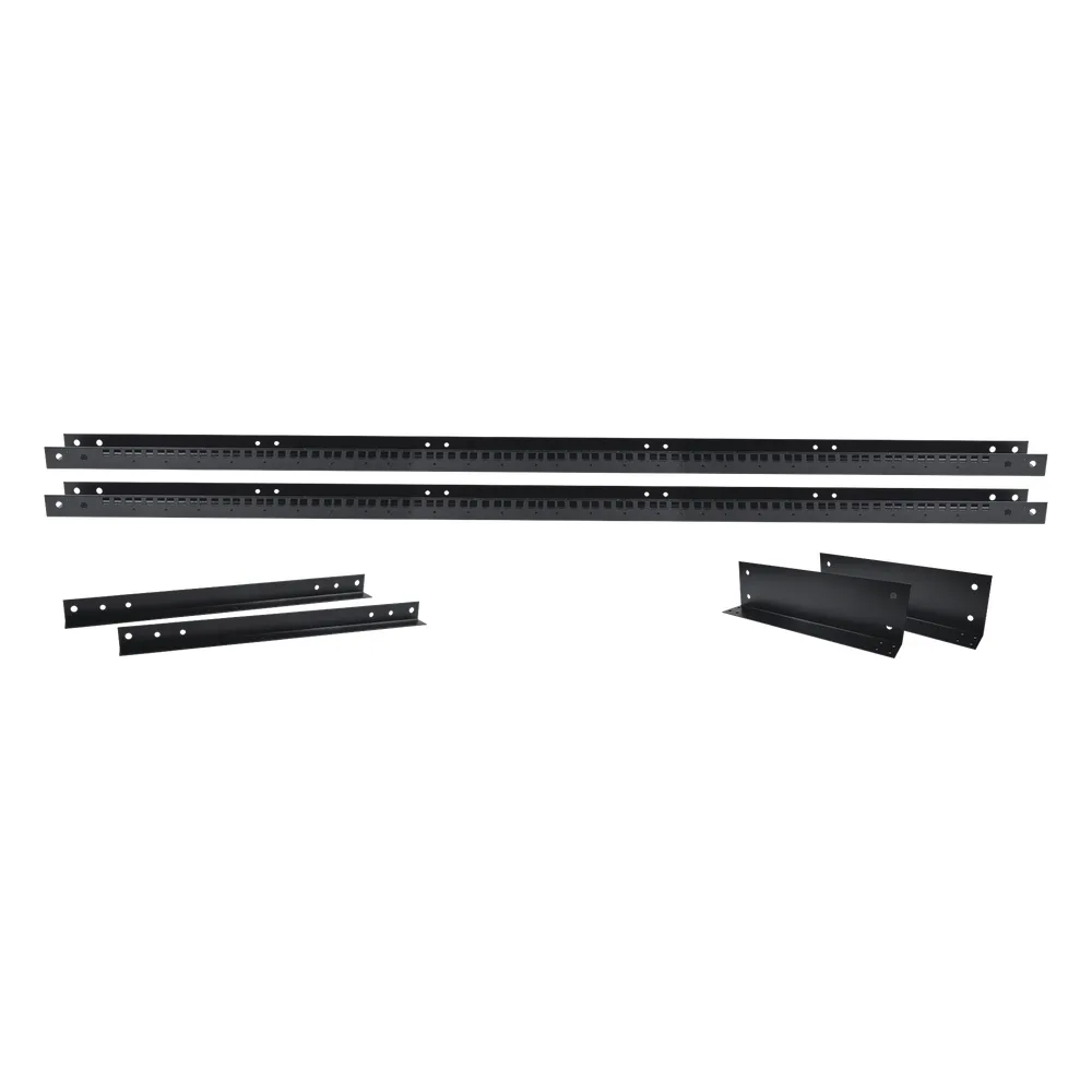 Rack de 2 Postes, Estándar 19", 45 Unidades, Fabricado en Acero, Base "L" para Anclar a Piso. – vista 2