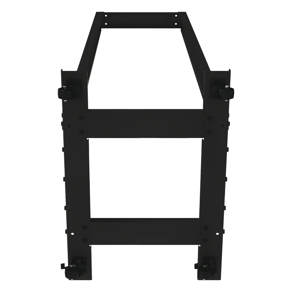Rack Móvil de Acero de 2 Postes, 45 UR, Incluye 4 Ruedas Uso Rudo. – vista 3
