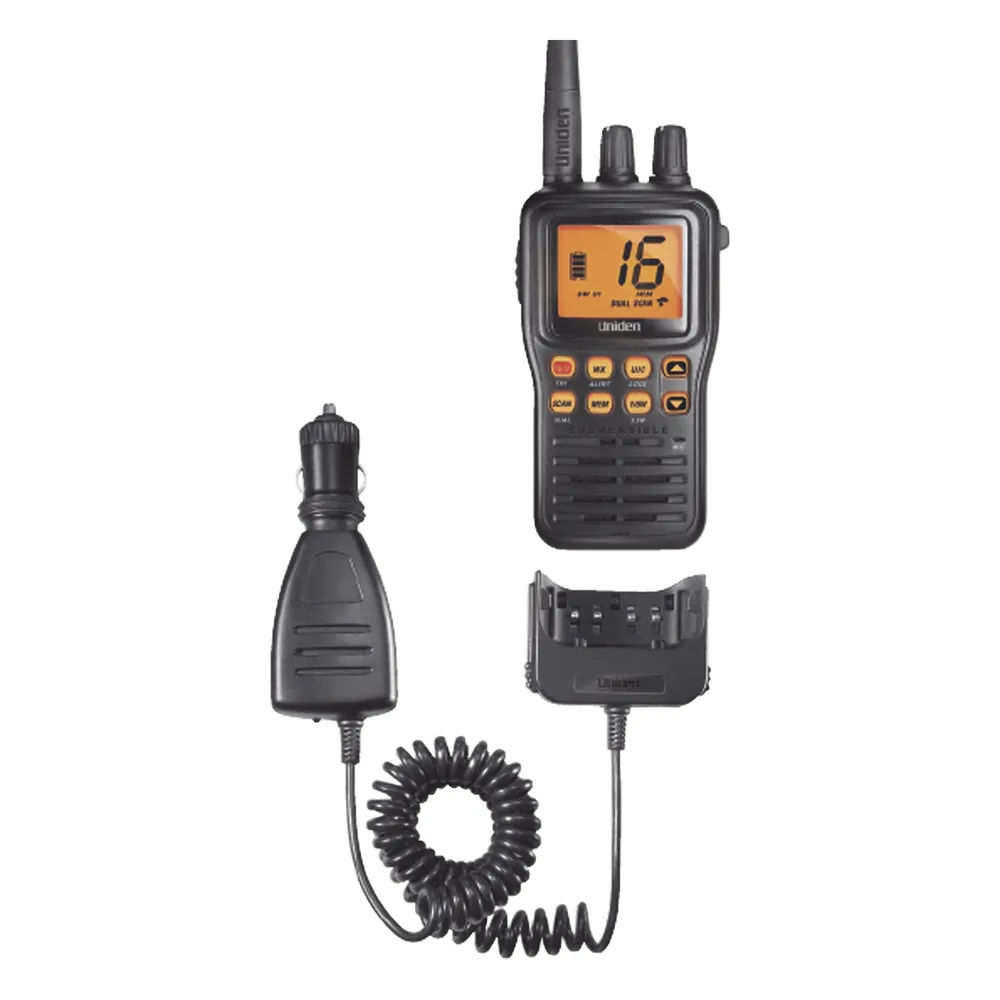 Radio Marino Portátil VHF, flotante y sumergible, Rx: 156.050-163.275MHz Tx: 156.025-157.425MHz, cumple con los canales marinos Internacionales, de EUA y Canadá – vista 4