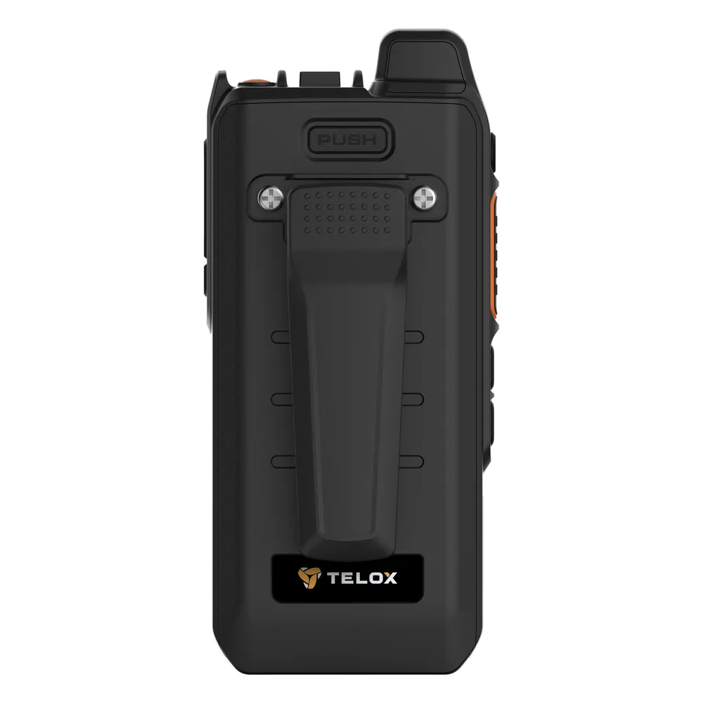 Radio PoC LTE TELOX MT100 / Tamaño de Bolsillo 113 mm / Audio 3W / IP54 / Batería 4000 mAh / Doble SIM LTE Cat.4 / Pantalla 1.77" / Android 8.1 / Compatible TASSTA – vista 2