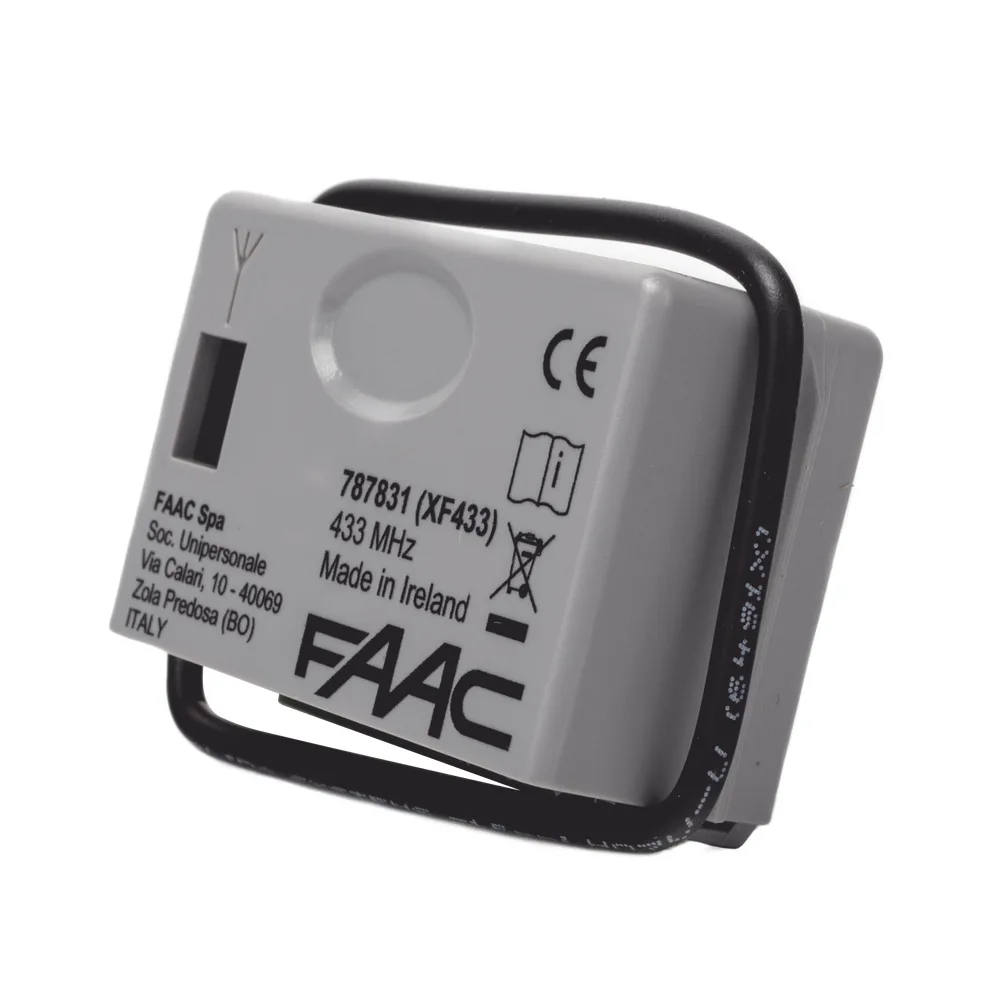 Receptor inalámbrico XF 433 para operador FAAC S418 – vista 2