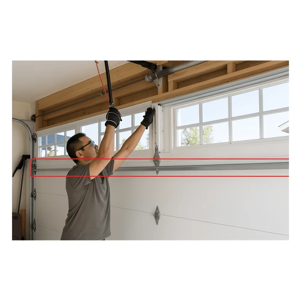 Refuerzo D / Soporte P / Puerta de Garage D / 16pies. – vista 2