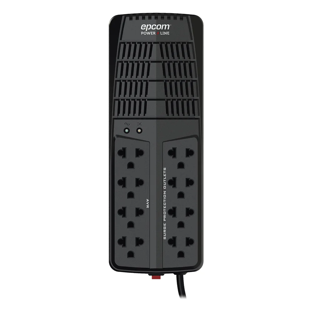 Regulador de Voltaje 1000 VA-500 W /  4 Contactos con AVR / 4 Contactos con Supresor de Picos / Protección RJ11 – vista 3