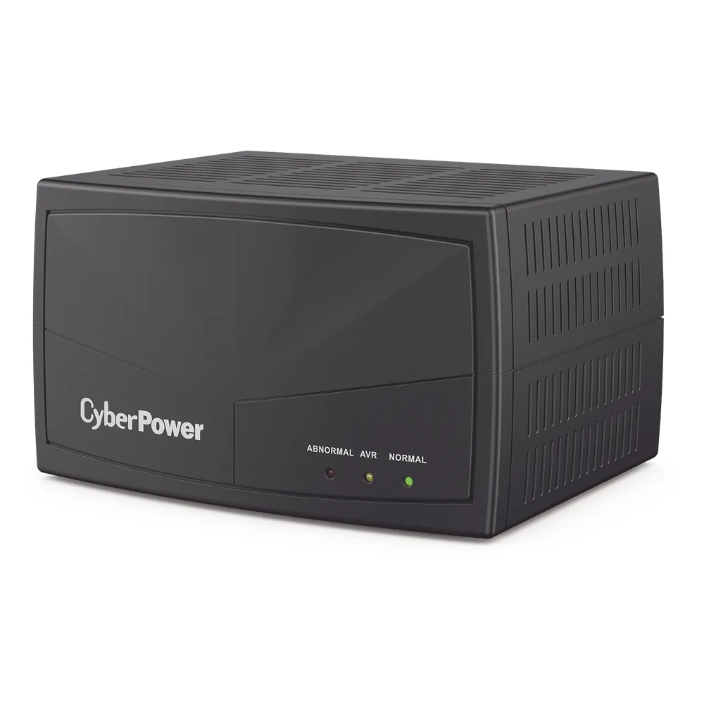 Regulador De Voltaje de 1500VA/750W, Entrada NEMA 5-15P, Con 8 Salidas NEMA 5-15R y Supresión de Picos a 245 Joules
