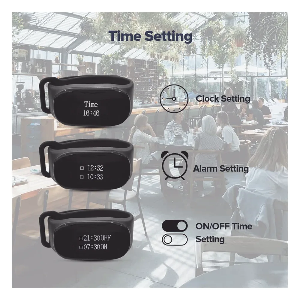 Reloj Buscador TD112 IPX7 / Resistente al Agua / Pantalla OLED / 180mAh / 48 Horas Standby / 80-100m Distancia de Recepción / Compatible con 50 Botones TD009 y T114 / 7 Idiomas / Almacenamiento de 10 Mensajes – vista 4