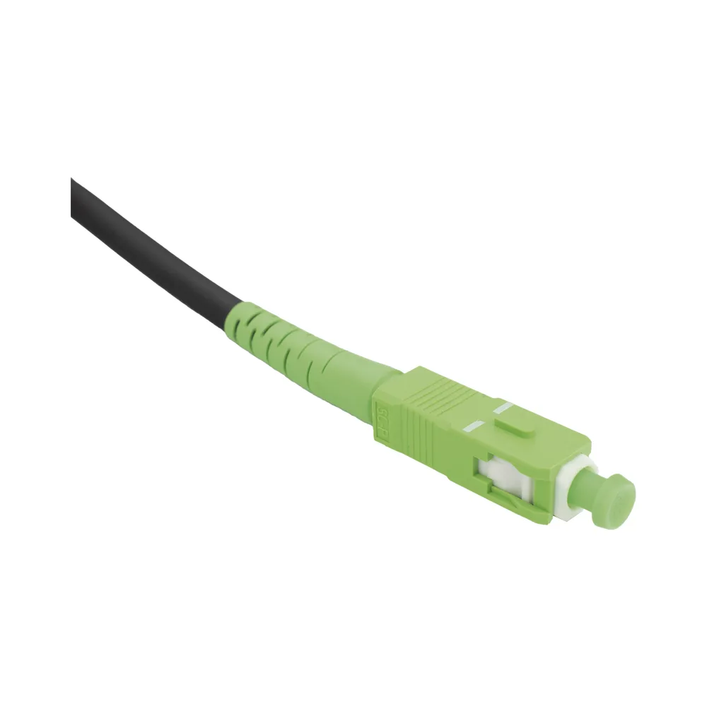 Rollo de Fibra Óptica Drop Redonda G657A2 Monomodo Simplex de 50 Metros (164 Pies) con Conectores SC/APC-SC/APC para Instalaciones Aéreas, Subterráneas o a la Intemperie – vista 2