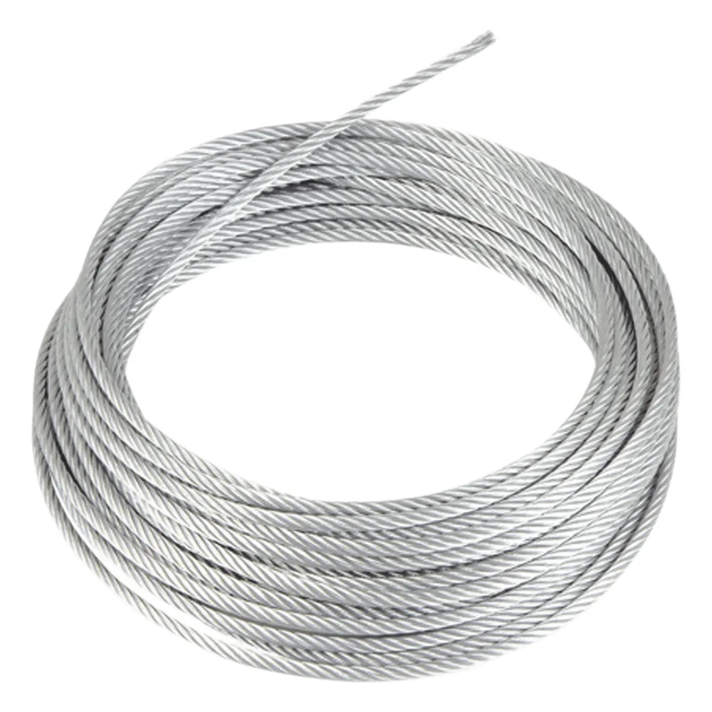 Rollo o carrete de 50 Metros de Retenida de 1/8" de Alta Resistencia, Galvanizado clase A.