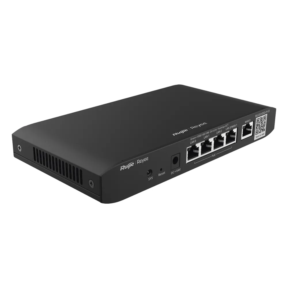 Router Balanceador con Función SD-WAN, PoE+ hasta 54 Watts, Hasta 2 Servicios de Internet y hasta 100 clientes con desempeño de 600 Mbps – vista 2