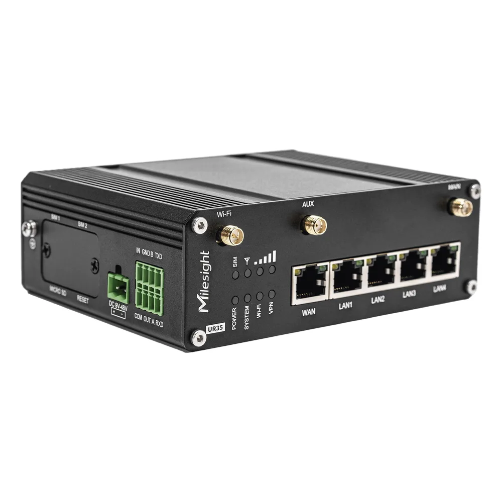 Router Celular Industrial 4G LTE / WiFi y Puertos Ethernet / VPN para IoT y M2M / Gestión Remota / Telemetría para BMS – vista 2