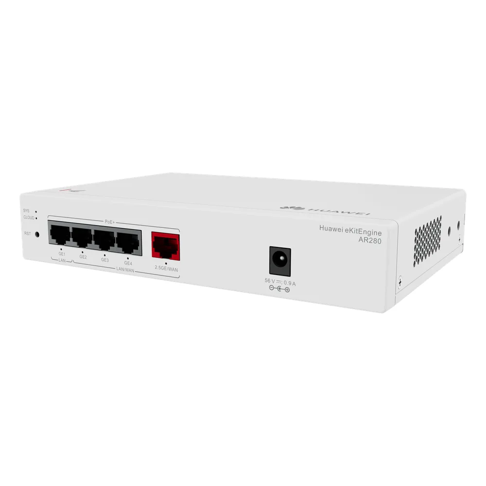 Router eKit para 150 clientes / Controladora para 16 APs / 5 Puertos PoE+ (1 WAN 2.5 Gbps + 1 LAN Gigabit + 3 LAN/WAN gigabit) / Presupuesto PoE 41W / Gestión en la nube / Libre de licenciamiento – vista 3