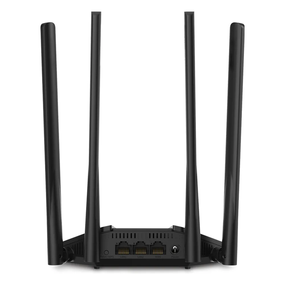 Router inalámbrico AC1200 / 2 Puertos LAN 10/100/1000 / 1 Puerto WAN 10/100/1000 /  Tecnología MU-MIMO y Beamforming /   4 Antenas de 5 dBi – vista 2