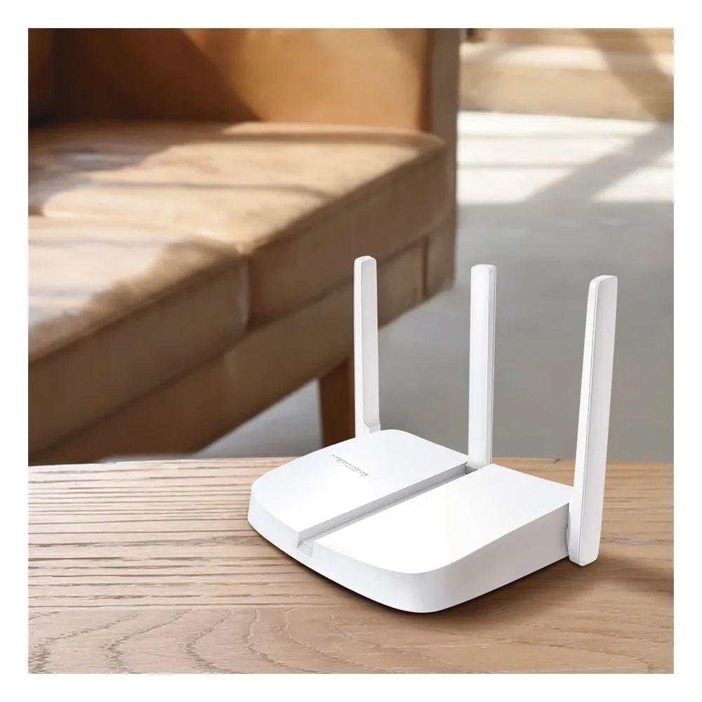 Router Inalámbrico N / 2.4 GHz de 300 Mbps / 1 Puerto WAN 10/100 Mbps / 3 puertos LAN 10/100 Mbps /  3 antenas de 5 dBi / Compatible con IPTV e IPV6 – vista 3