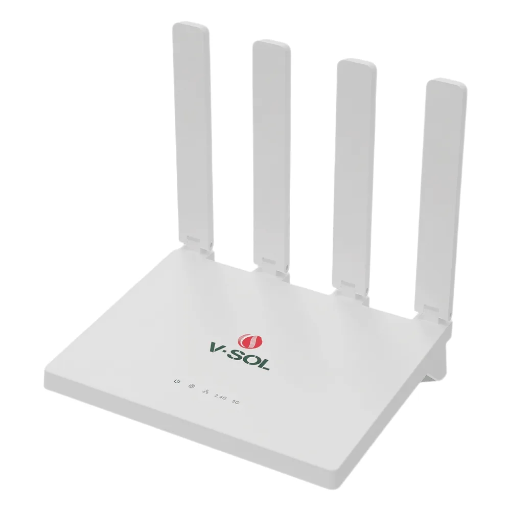Router Inalámbrico WiFi 6 / 1 Puerto WAN Gigabit / 3 puertos LAN Gigabit/ Soporta MESH con las ONUs WiFi 6 de V-SOL – vista 2
