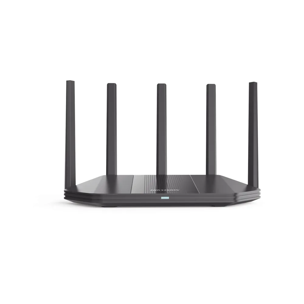 Router Inalámbrico / Wifi 6 / Hasta 1800 Mbps / MESH / Doble Banda AC (2.4 GHz y 5 GHz) / 4 Puertos 1000 Mbps / 5 Antenas Omnidireccional / Interior / Beamforming Optimizado / Administración Gratuita desde la Nube