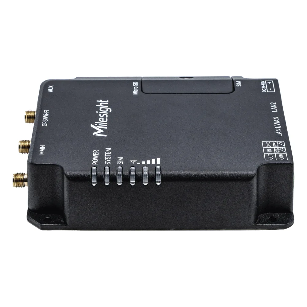 Router Industrial 4G LTE / WiFi 802.11b/g/n / Doble SIM / 2 Puertos Fast Ethernet / RS232+RS485 / -40°C a 70°C / VPN para IoT, M2M y Telemetría – vista 4