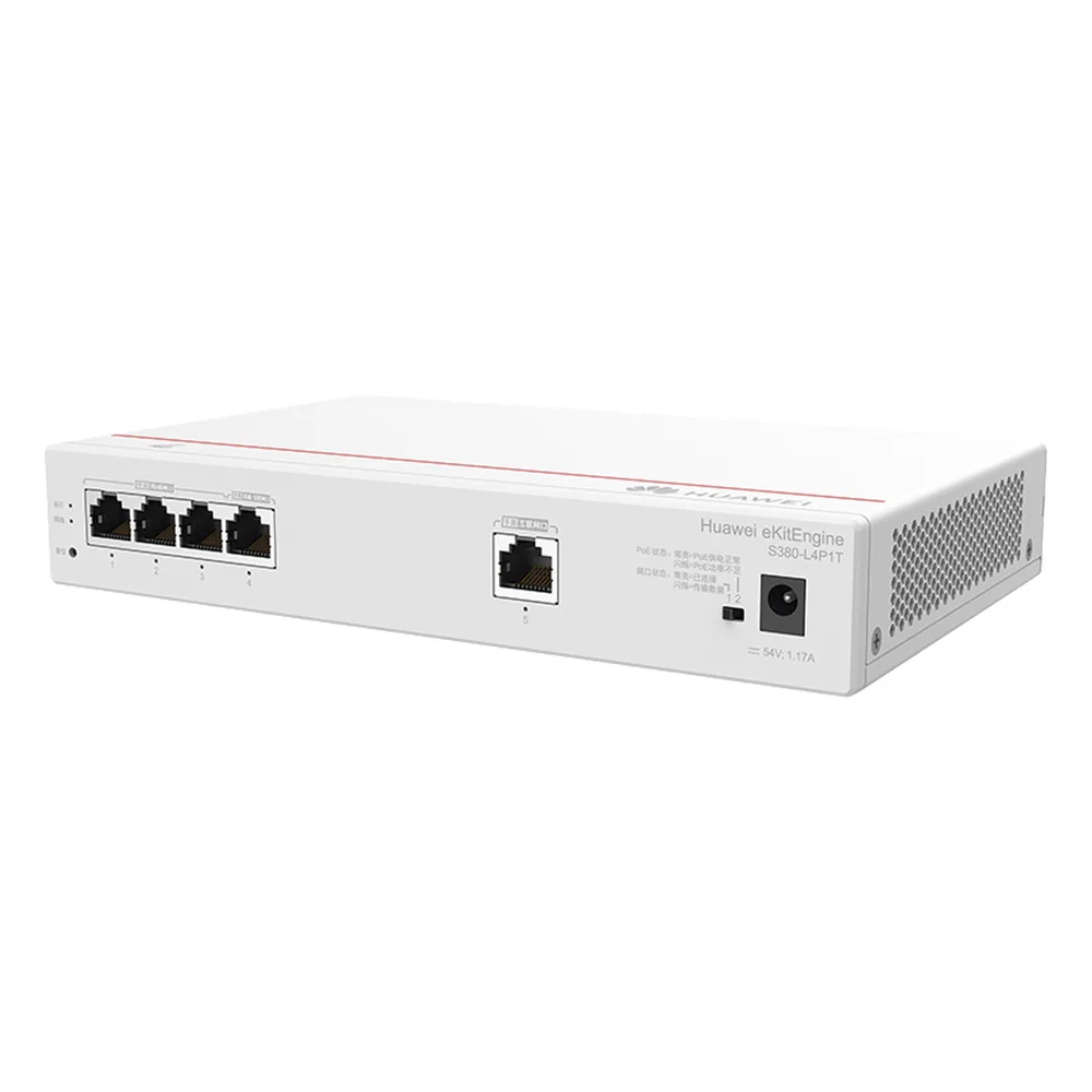 Router Multi-Servicio / 1 puerto 10/100/1000 Mbps(WAN) / 4 puertos 10/100/1000 Mbps(LAN) PoE+ (802.3af/at) / 50W / Rendimiento 1 Gbps / Controla hasta 32 APs / Hasta 150 Clientes / Administración Nube Gratis – vista 3