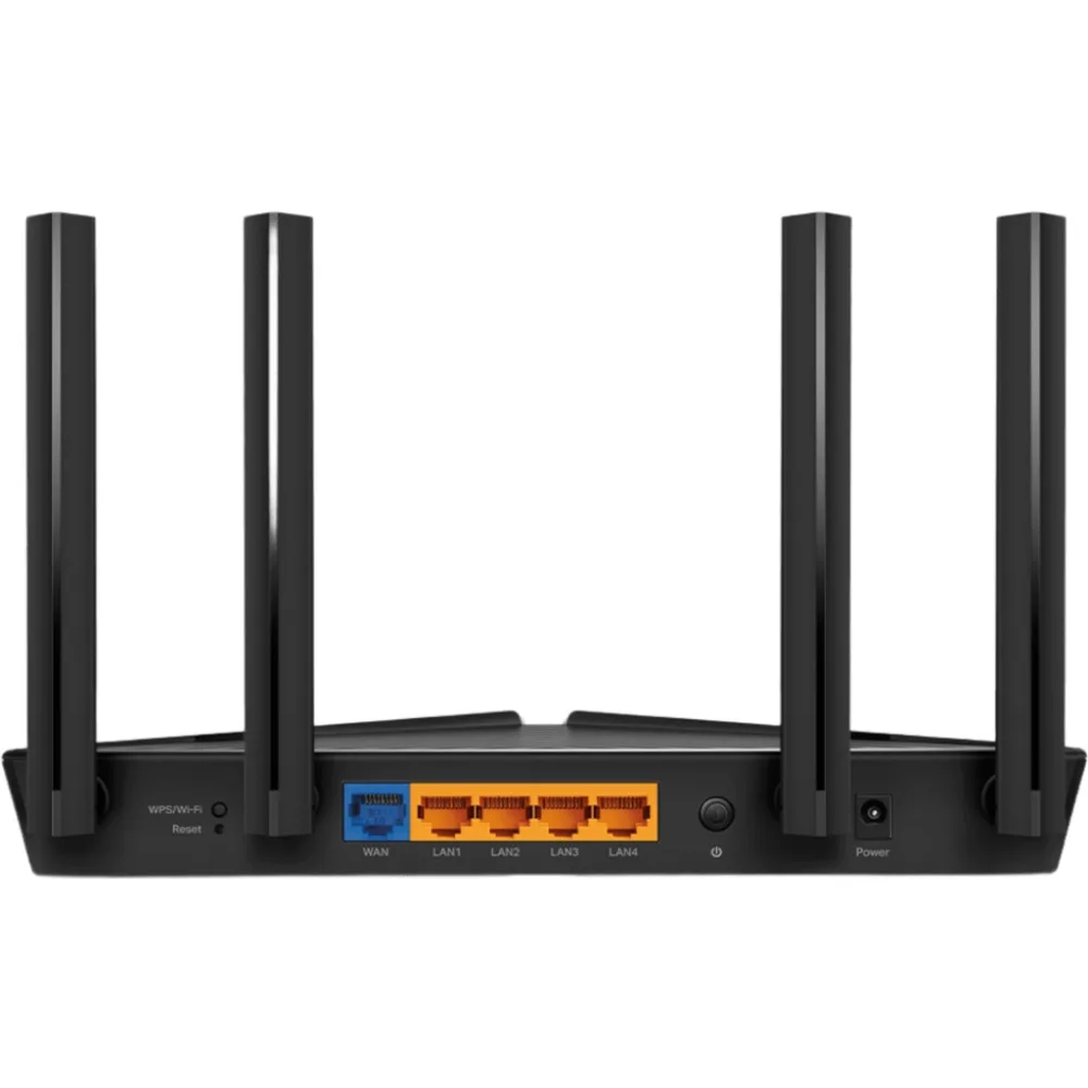 Router WiFi6 AX3000 / MIMO 2X2 / High-power FEM / EasyMesh / 1 Puertos Gigabit WAN + 4 Puertos Gigabit LAN / OFDMA / Beamforming / WPA3 / Tether App / HomeShield – vista 3