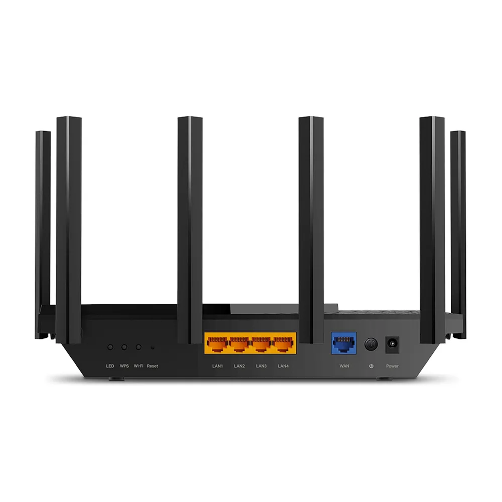 Router WiFi6 AX54000 / MIMO 4X4 / EasyMesh / 1 Puertos Gigabit WAN + 4 Puertos Gigabit LAN / OFDMA / Beamforming / WPA3 / Tether App / HomeShield / USB 3.0 – vista 3