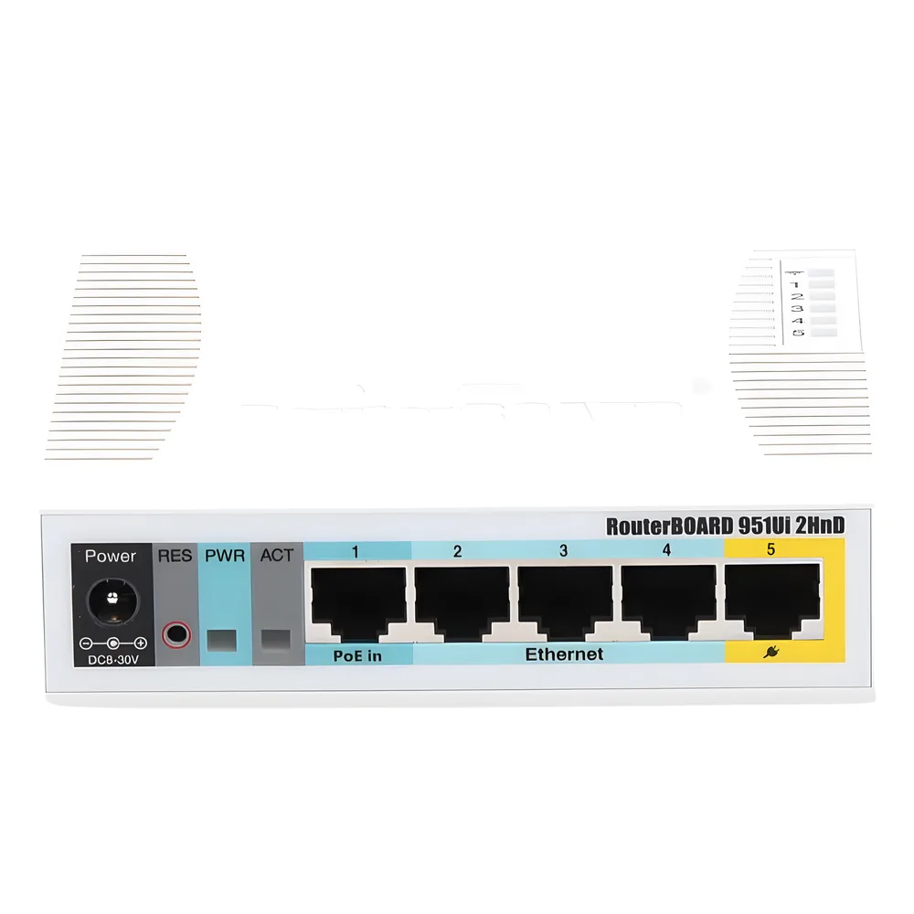 RouterBoard, 5 Puertos Fast, 1 Puerto USB, WiFi 2.4 GHz 802.11 b/g/n, Gran Cobertura con Antena 2.5 dbi, hasta 1 Watt de Potencia – vista 3