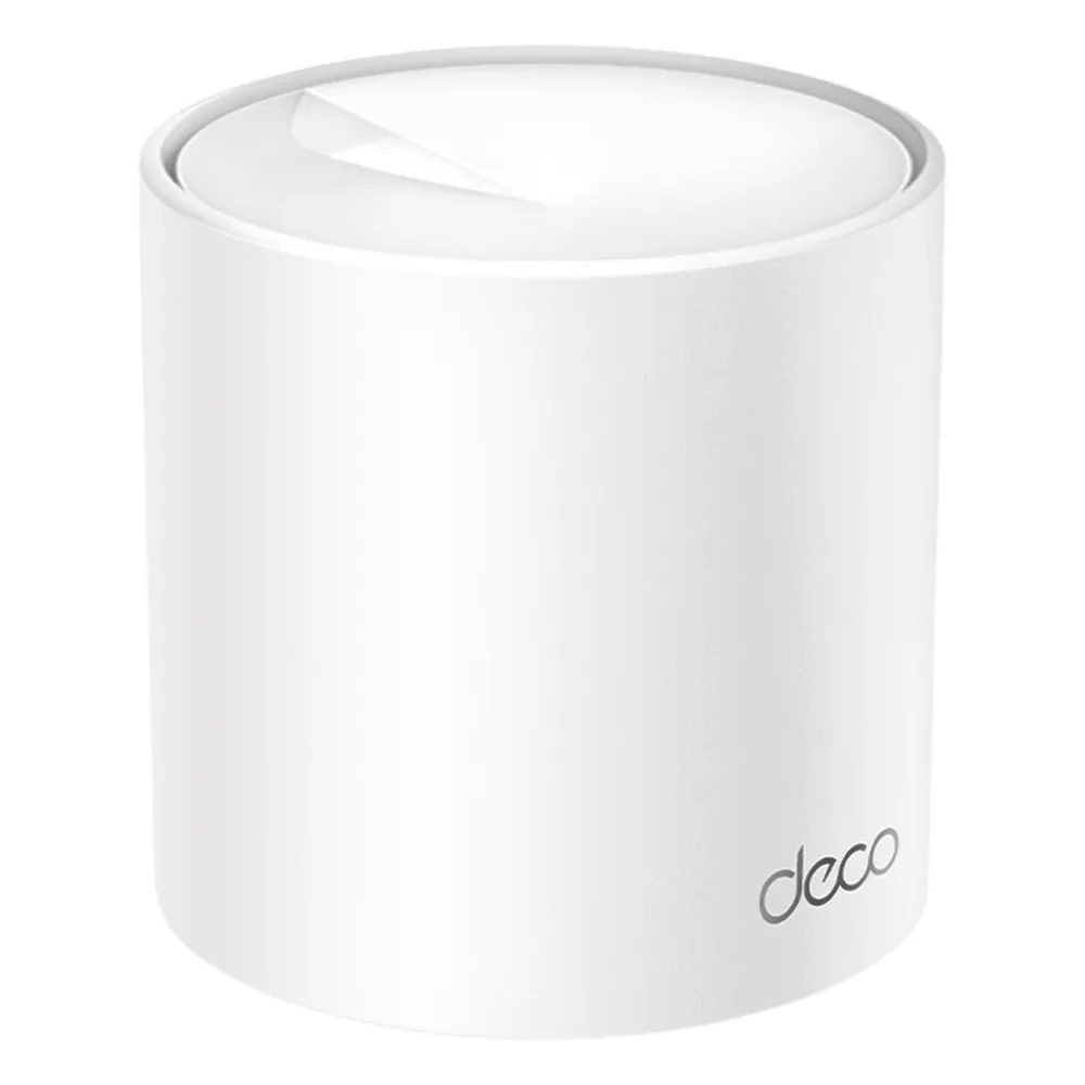 Routers Inalámbrico MESH Interior para Hogar / Doble Banda Wi-Fi 6 AX1500 Mbps / 2 Puerto Gigabit WAN/LAN / 2 Antenas Internas / Administración Mediante la App Deco (iOS, Android) / Protección HomeShield