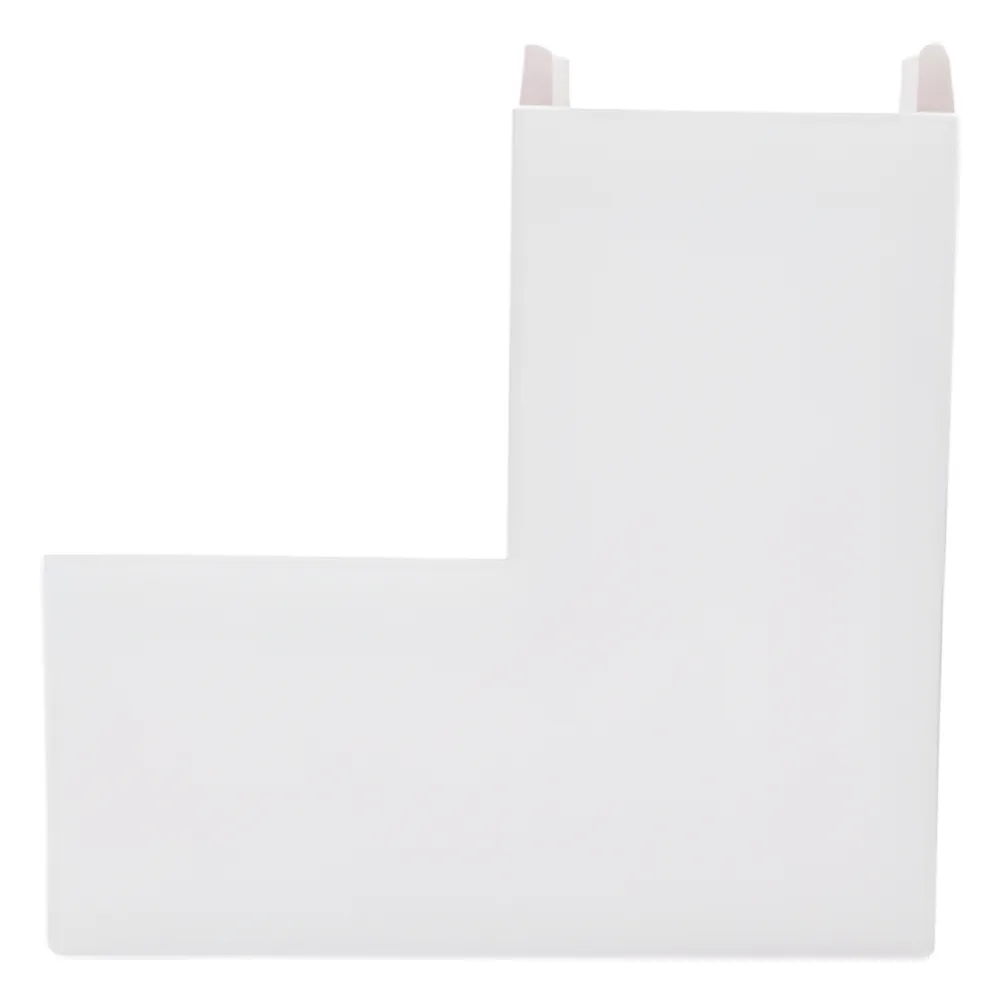 Sección en "L" color blanco de PVC auto extinguible,  para canaleta TEK100 (5576-12100) – vista 3