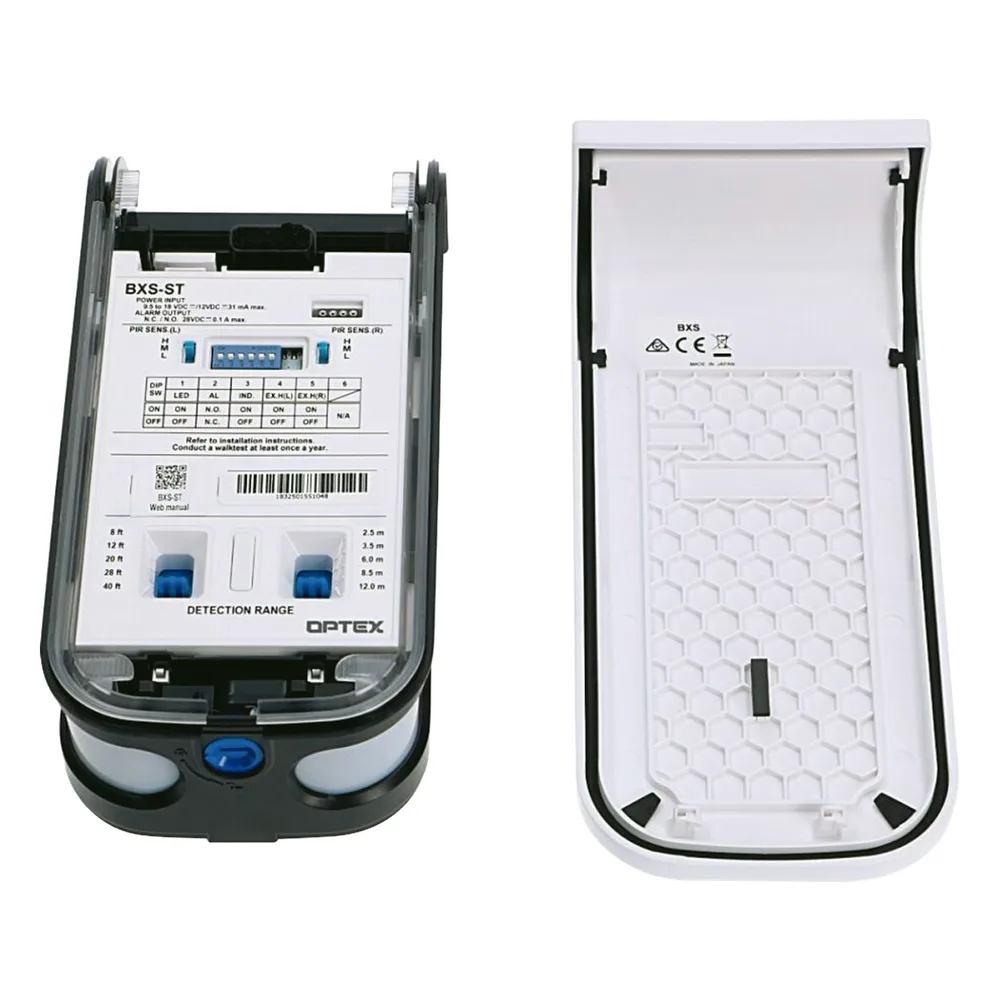 Sensor de Movimiento / 24 Metros de Detección / 100% Exterior / Serie Shield de Optex / Diseño Estético y Formal / Cableado / Compatible con cualquier panel de alarma – vista 2