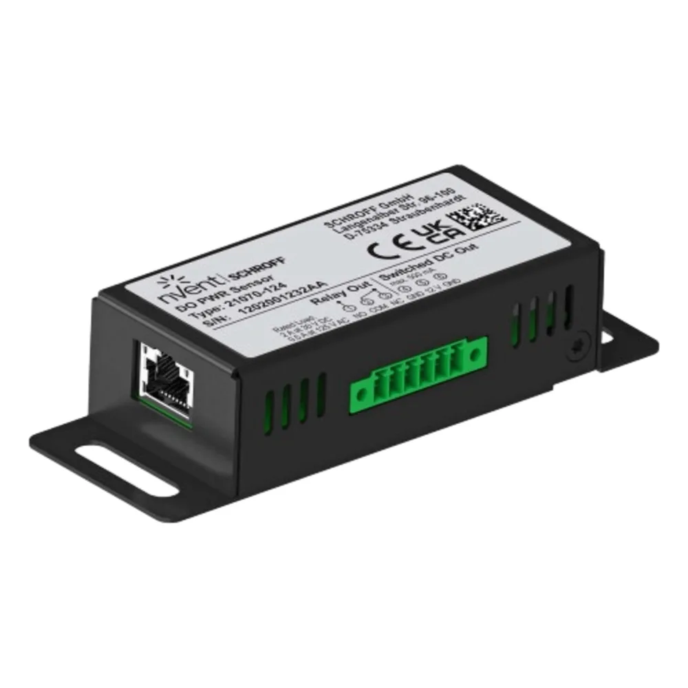Sensor de Temperatura y Humedad con 2 Contactos Secos / Hasta 16 en Cadena (daisy chain) / RJ45 / Compatible con Guardian Gateway / Montaje en Rack – vista 2
