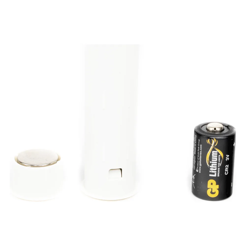 Sensor Magnético Inalámbrico para Empotrar / Invisible en Puerta Cerrada / Gap 2.54 cm / 345 MHz / Batería 5 Años / Diseño Cilíndrico Discreto – vista 6