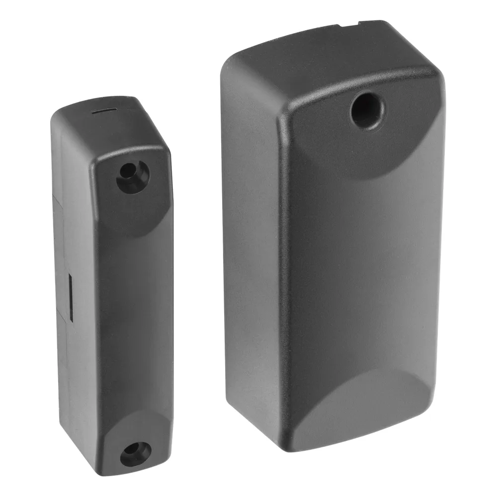 Sensor Magnético Inalámbrico para Exterior / IP56 / Gap 7.5 cm / Entrada Auxiliar NC/C/NO / -40°C a 60°C / Batería 10 Años / 345 MHz
