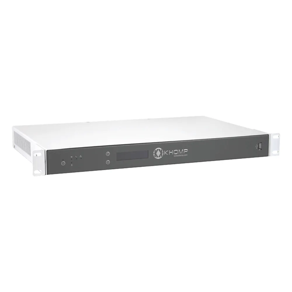 Servidor con IP-PBX 3CX integrado con 3 ranuras para módulos E1, GSM 2G y 3G, FXS/FXO, hasta 46 canales y soporta hasta 128 llamadas simultáneas