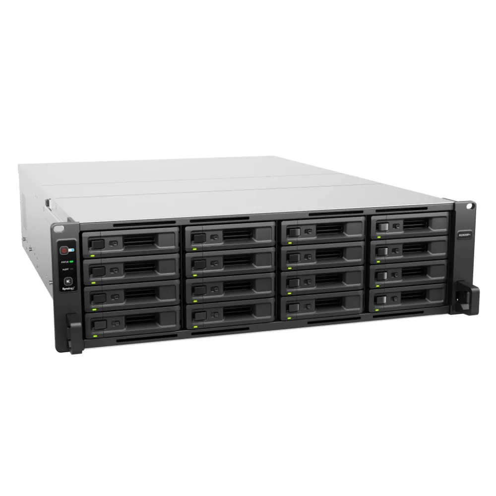 Servidor de Almacenamiento RackStation RS2825RP+ | 16 Bahías | 3U | Hasta 560 TB | Rendimiento 3,519/1,790 MB/s | Fuentes de Alimentación Duales | Expansión PCIe | Compatible con Virtualización y Vigilancia. – vista 3