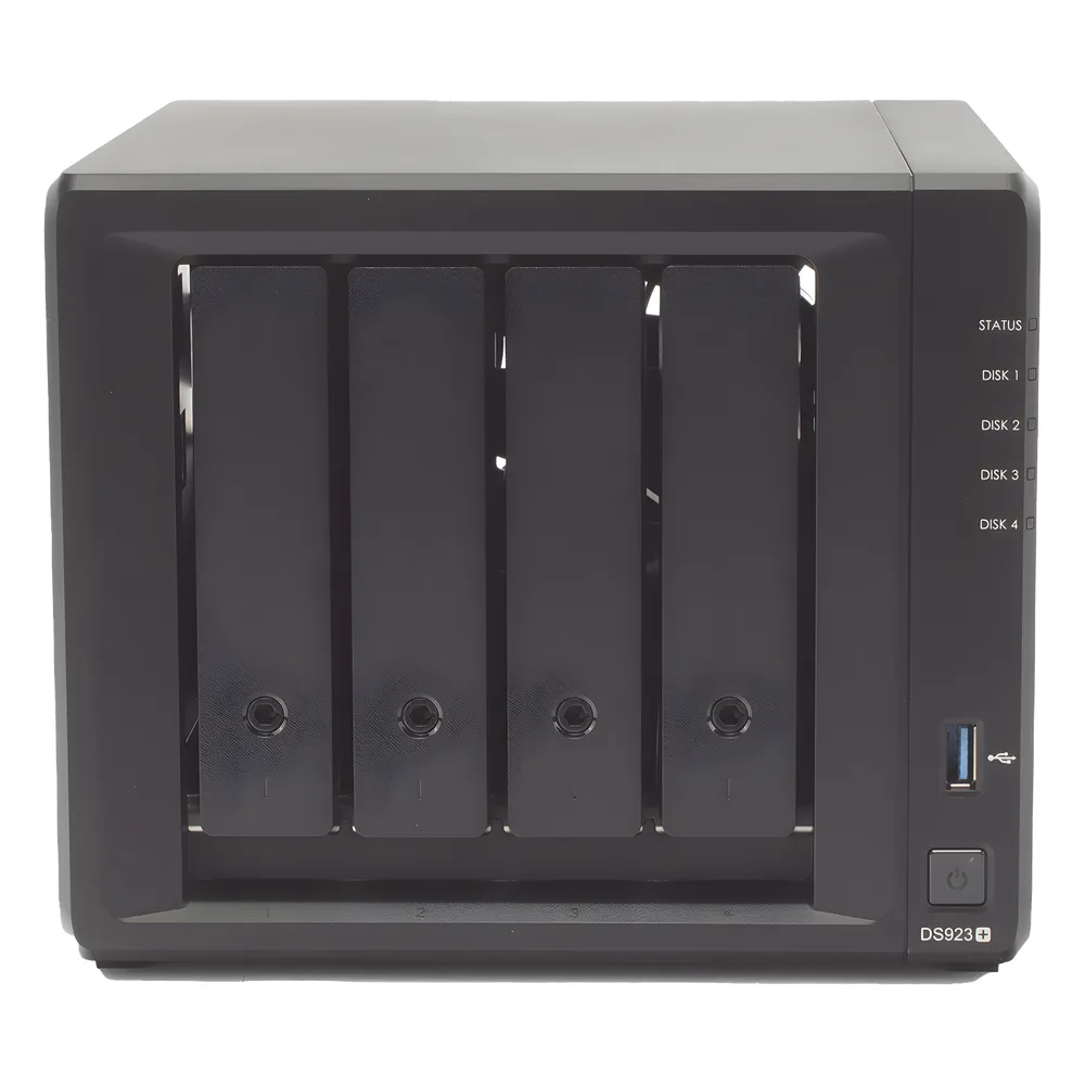 Servidor NAS de 4 Bahías (Expandible a 9 Bahías) / Hasta 162 TB / Servicio Nube Gratis (P2P) / Administración Remota y Respaldo Programado