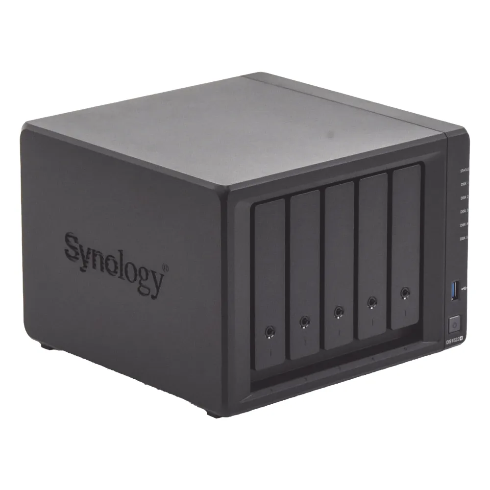 Servidor NAS de 5 Bahías (Expandible a 15 Bahías) / Hasta 270 TB / 8 GB RAM / Servicio Nube Gratis (P2P) / Administración Remota y Respaldo Programado