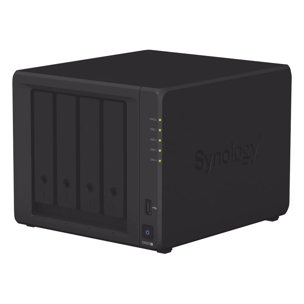 Servidor NAS de escritorio con 4 bahías / Expandible a 9 bahías / Hasta 144 TB