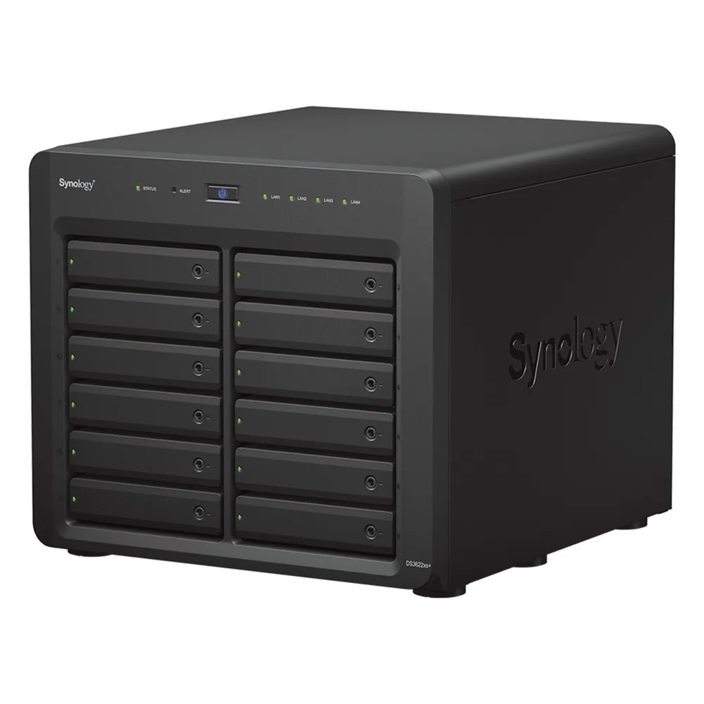 Servidor NAS Synology DiskStation DS3622xs+ | 12 Bahías | Intel Xeon 6 Núcleos | 16 GB DDR4 ECC | 10GbE RJ-45 | Expansión Hasta 36 Bahías | RAID F1, 0, 1, 5, 6, 10 | Caché NVMe SSD . – vista 4