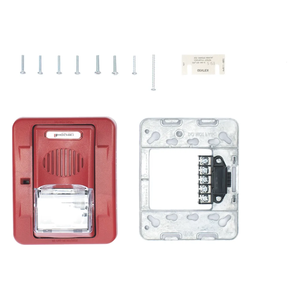 Sirena Estrobo, 12 Vcd, Multi-Candela 15 hasta 110 cd, Montaje En Pared, Color Rojo, Serie HEC3 (0500-05980) Hochiki – vista 4