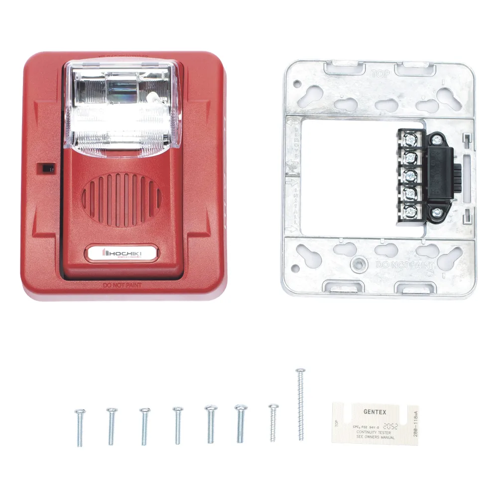Sirena Estrobo, 24 Vcd, Multi-Candela 15 hasta 110 cd, Montaje En Pared, Color Rojo, Serie HEC3 (0500-06020), Hochiki – vista 5