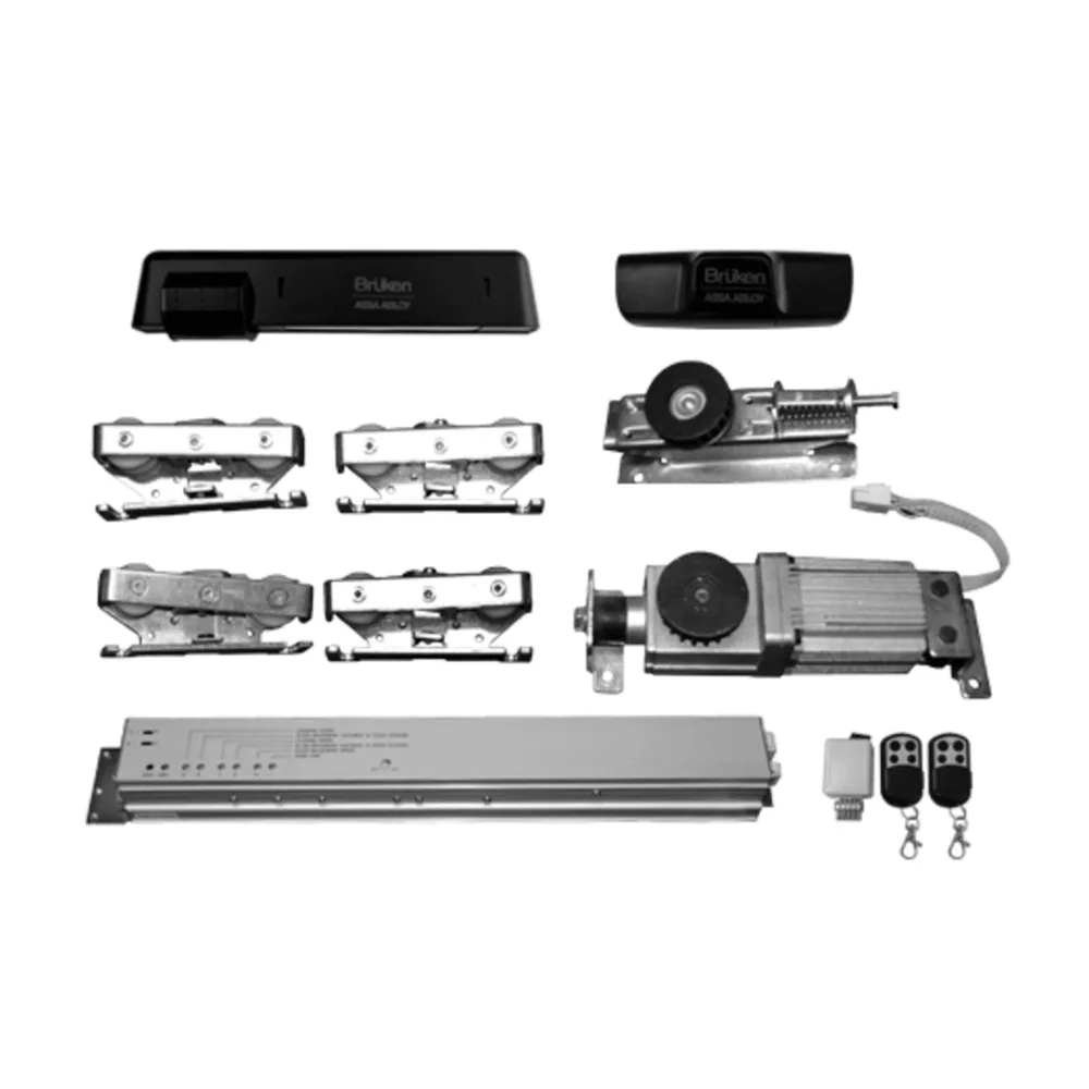 Sistema de automatizacion  para Puerta Deslizable, Para puerta de hasta  300 KG, Color Negro
