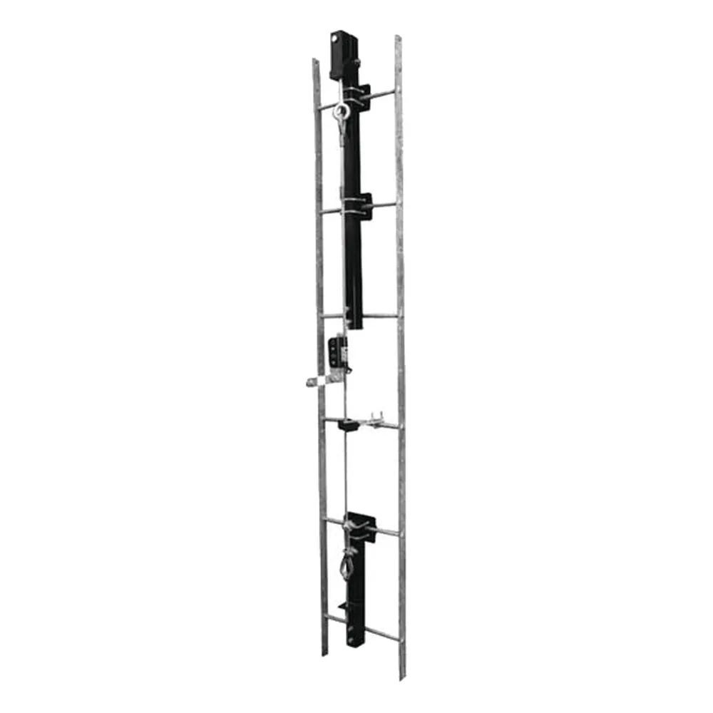 Sistema de Línea de Vida para Instalación en Escalerilla. Hasta 100' (30m) de Altura.