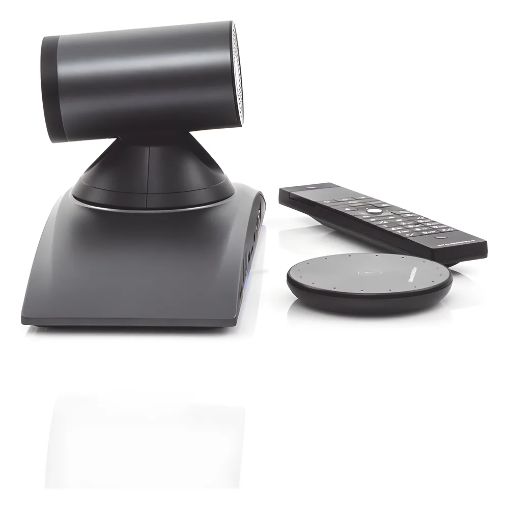 Sistema de Video Conferencia 4k para plataforma IPVideotalk ePTZ, 2 Salidas de video HDMI, audio incorporado, control remoto, incluye micrófono GMD1208 – vista 2