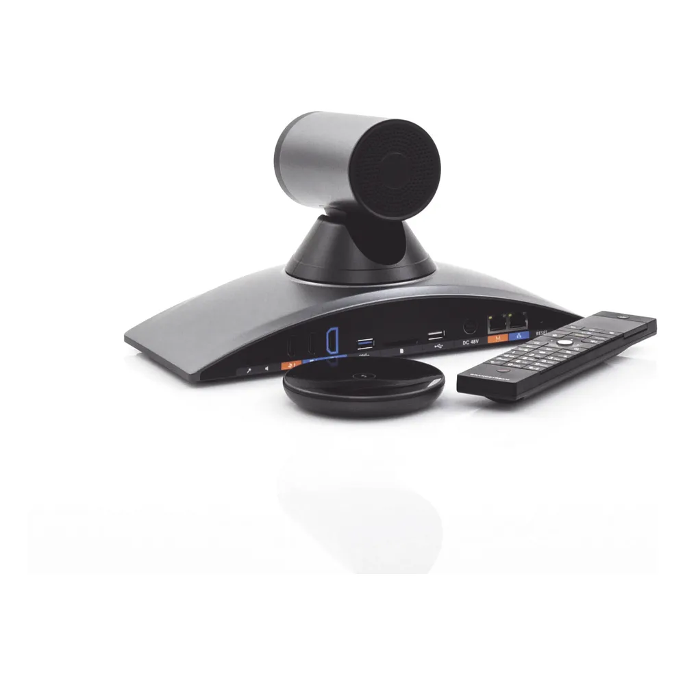 Sistema de Video Conferencia 4k para plataforma IPVideotalk ePTZ, 2 Salidas de video HDMI, audio incorporado, control remoto, incluye micrófono GMD1208 – vista 4