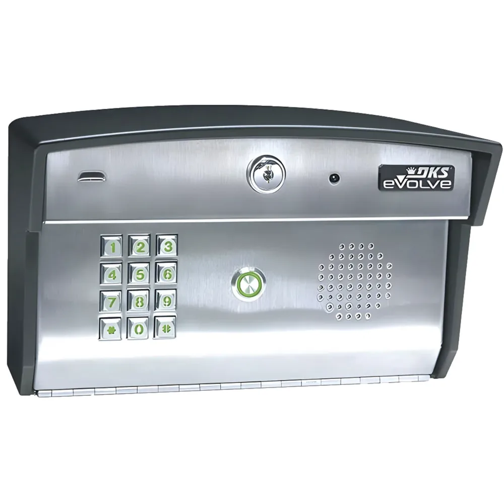 Sistema video entry residencial, 10 residentes, programable a 4 o 5 digitos