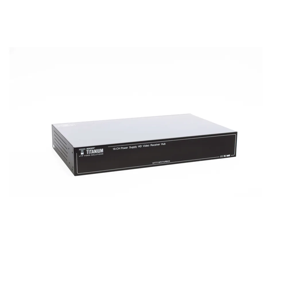 (SOLO RECEPTOR) TRANSCEPTOR ACTIVO DE 16 CANALES / VIDEO+PODER en un solo Cable UTP / 150 metros en 4K, 200 metros en 5 MP/ Envía 36 Vcc y Recibe 12 Vcc / TODO INCLUIDO PARA RACK / HD-TVI/CVI/AHD/CVBS / SIN RUIDO / INSTALACIÓN LIMPIA. – vista 3