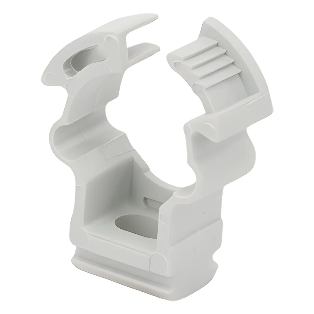 Soporte de collar (Abrazadera), PVC Auto-extinguible, cerrado para tubería de 16 mm – vista 2