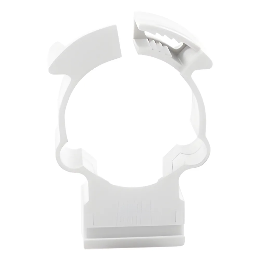 Soporte de collar (Abrazadera), PVC Auto-extinguible, cerrado para tubería de 20 mm – vista 2