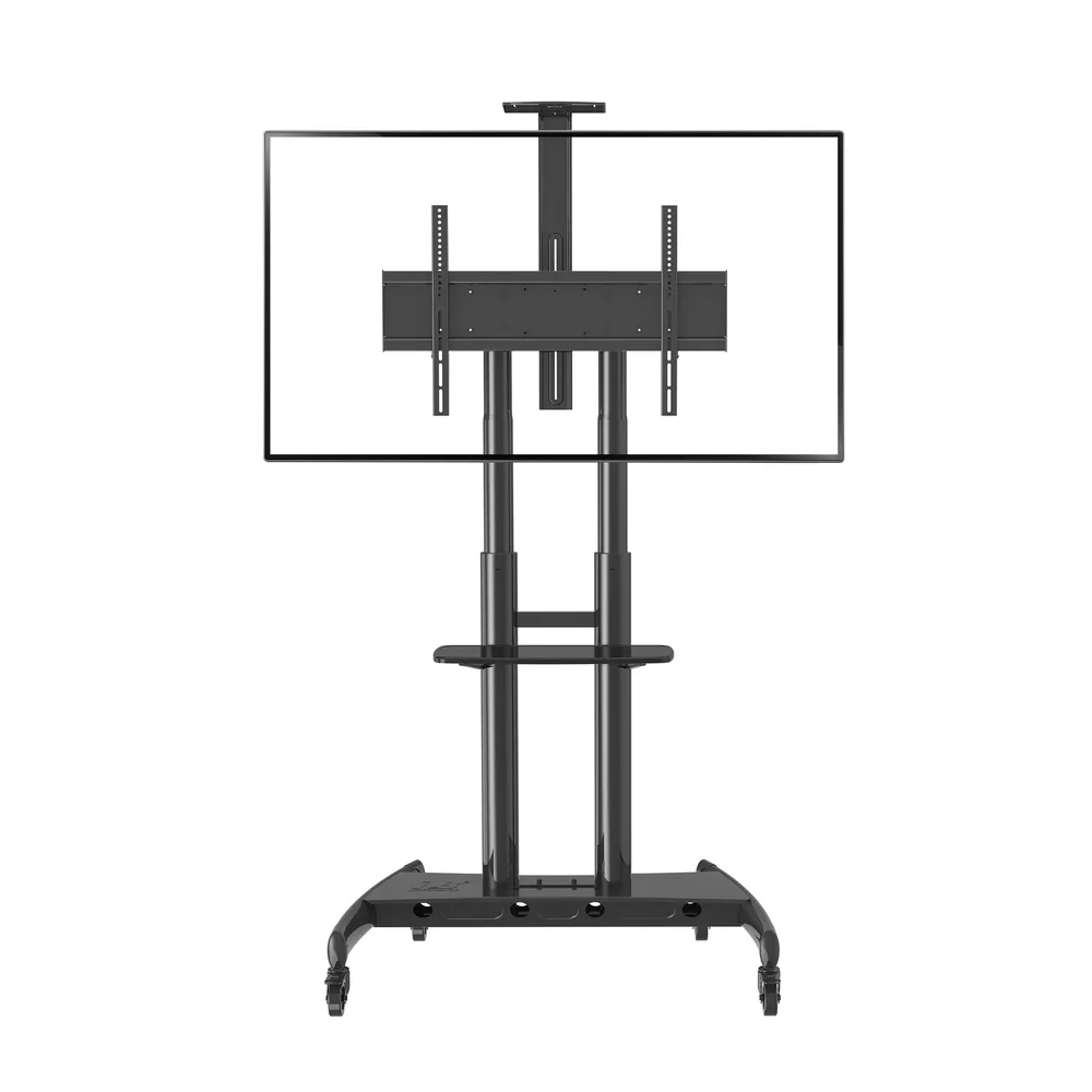 Soporte de Pantalla con Ruedas / Compatible con Monitores de 55"a 90" / Base para Colocar Accesorios Adicionales / Vesa 200*200 - 800*500/ Carga máxima: 90.9Kg (200Lbs) – vista 2