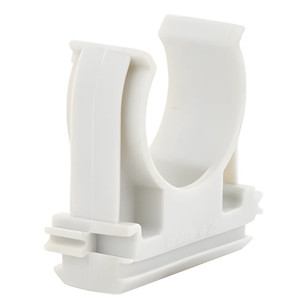 Soporte de presión (Abrazadera), PVC Auto-extinguible, abierto para tubería de 25 mm – vista 5
