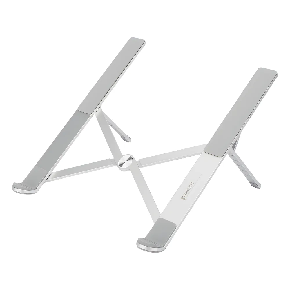 Soporte Portátil de Aluminio para Laptop / Amplia Compatibilidad de 11-17.3" / Ajuste de Altura 46.5 mm-136.5 mm / Capacidad de carga de 5 kg / Diseño Plegable / Material de Aleación de Aluminio + Silicona. – vista 2